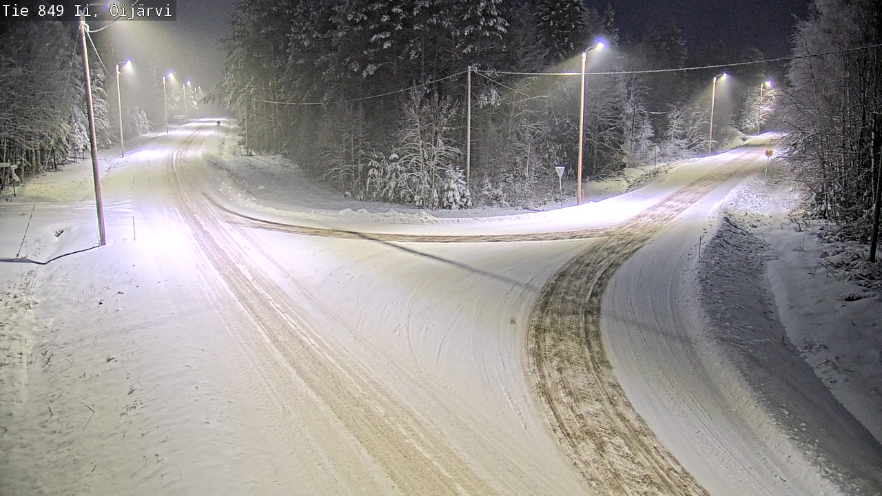 Weather Camera Image Road 849 Ii Oijärvi, Ii, Pohjois-Pohjanmaa