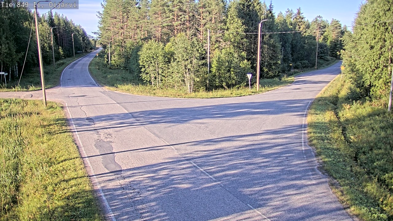 Weather Camera Image Road 849 Ii Oijärvi, Ii, Pohjois-Pohjanmaa