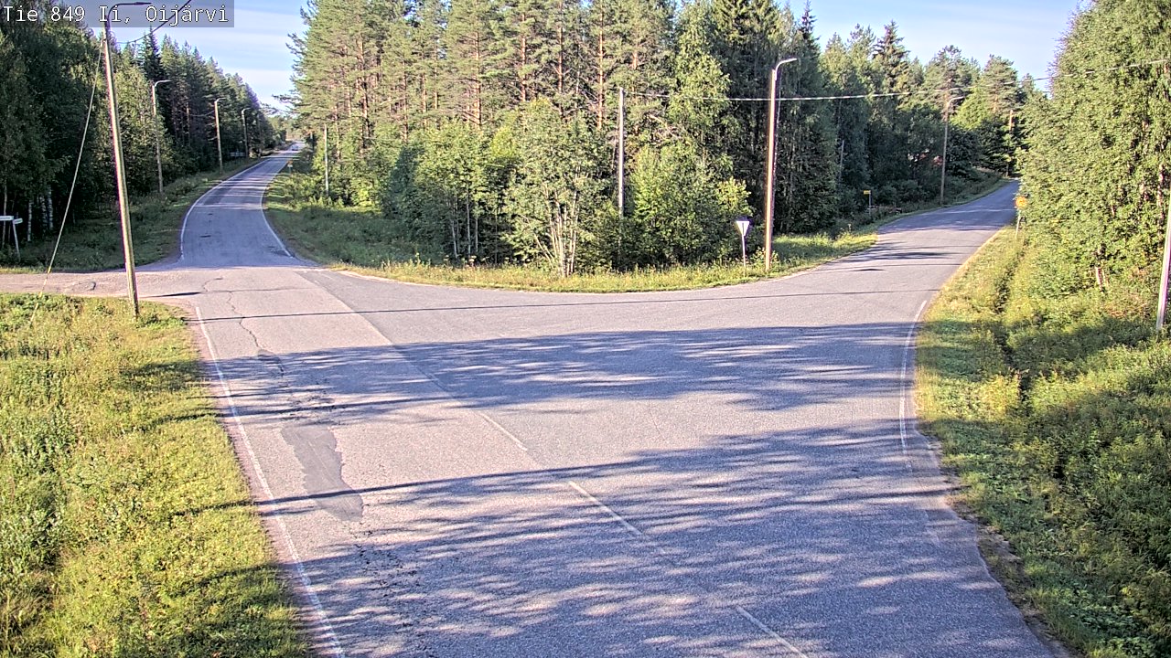 Weather Camera Image Road 849 Ii Oijärvi, Ii, Pohjois-Pohjanmaa