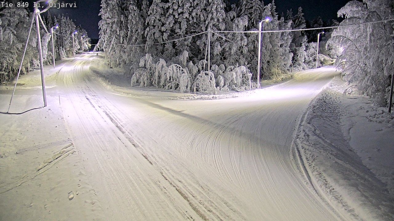 Weather Camera Image Road 849 Ii Oijärvi, Ii, Pohjois-Pohjanmaa