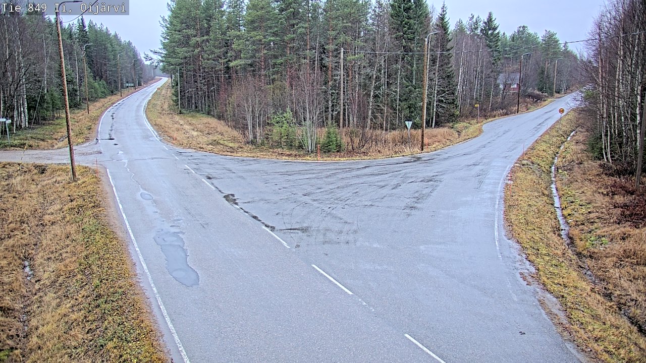 Weather Camera Image Road 849 Ii Oijärvi, Ii, Pohjois-Pohjanmaa