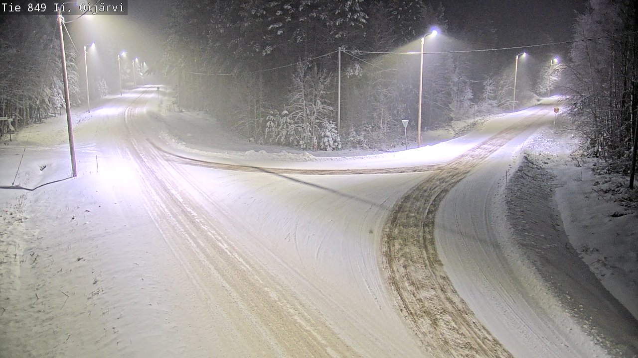 Weather Camera Image Road 849 Ii Oijärvi, Ii, Pohjois-Pohjanmaa