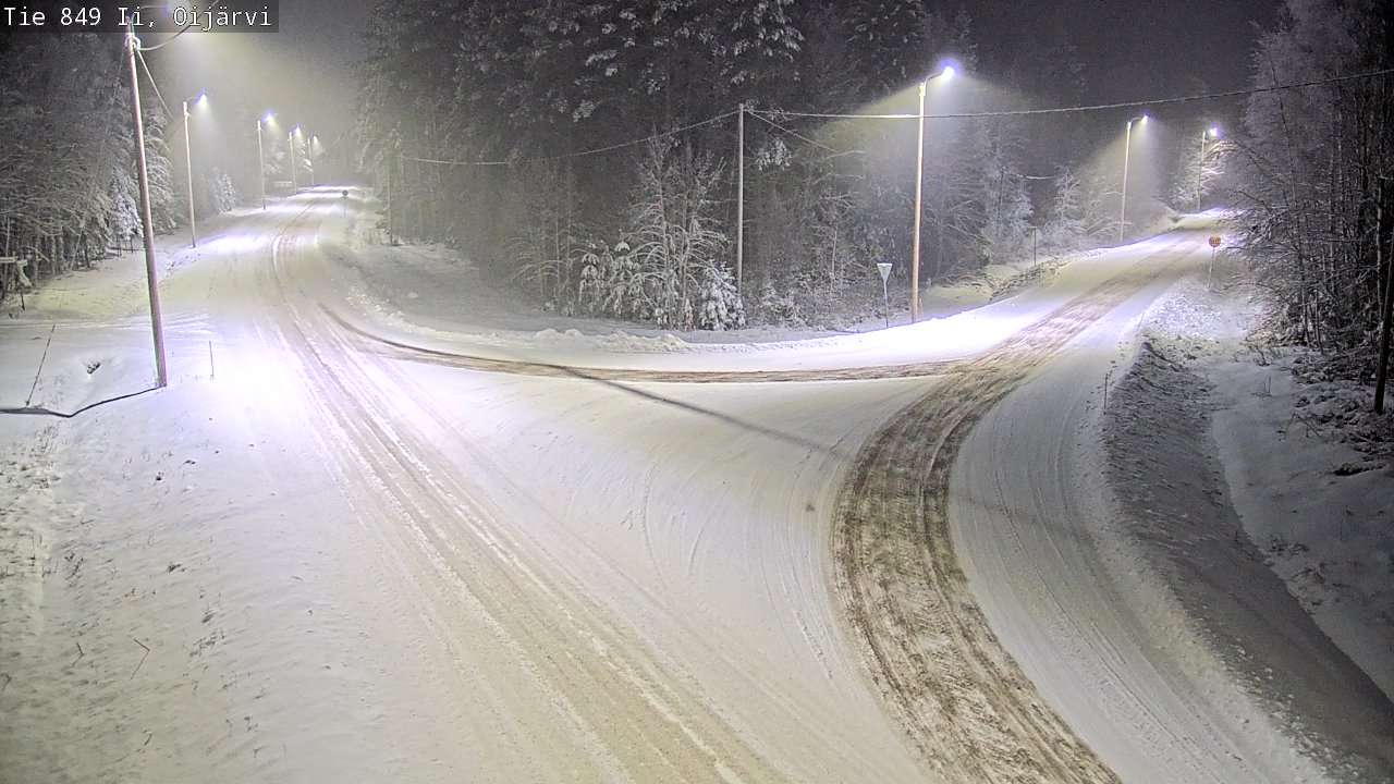 Weather Camera Image Road 849 Ii Oijärvi, Ii, Pohjois-Pohjanmaa