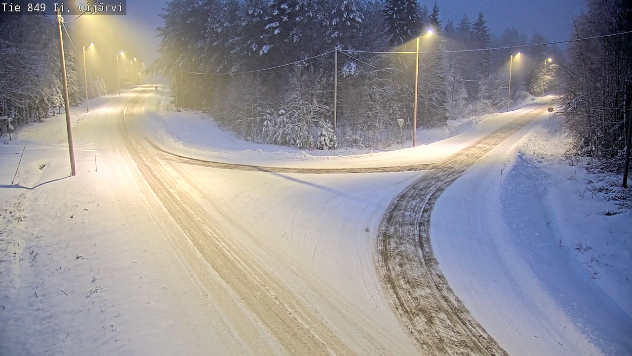 Weather Camera Image Road 849 Ii Oijärvi, Ii, Pohjois-Pohjanmaa