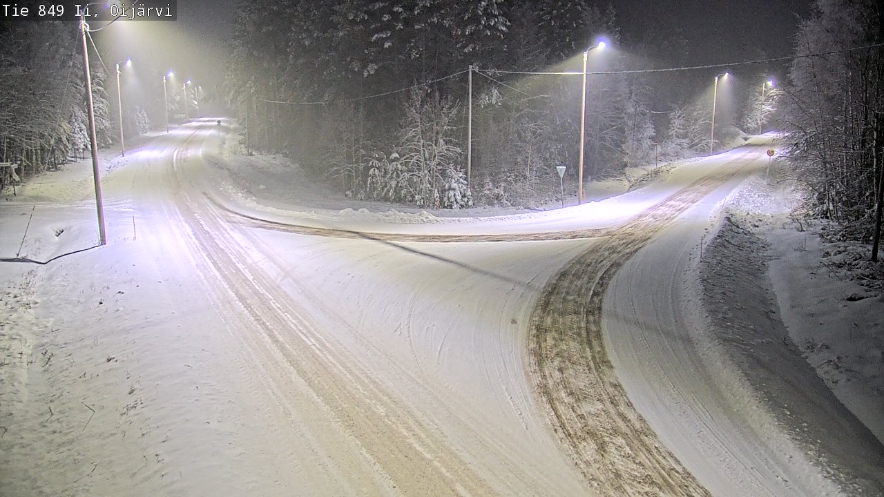 Weather Camera Image Road 849 Ii Oijärvi, Ii, Pohjois-Pohjanmaa