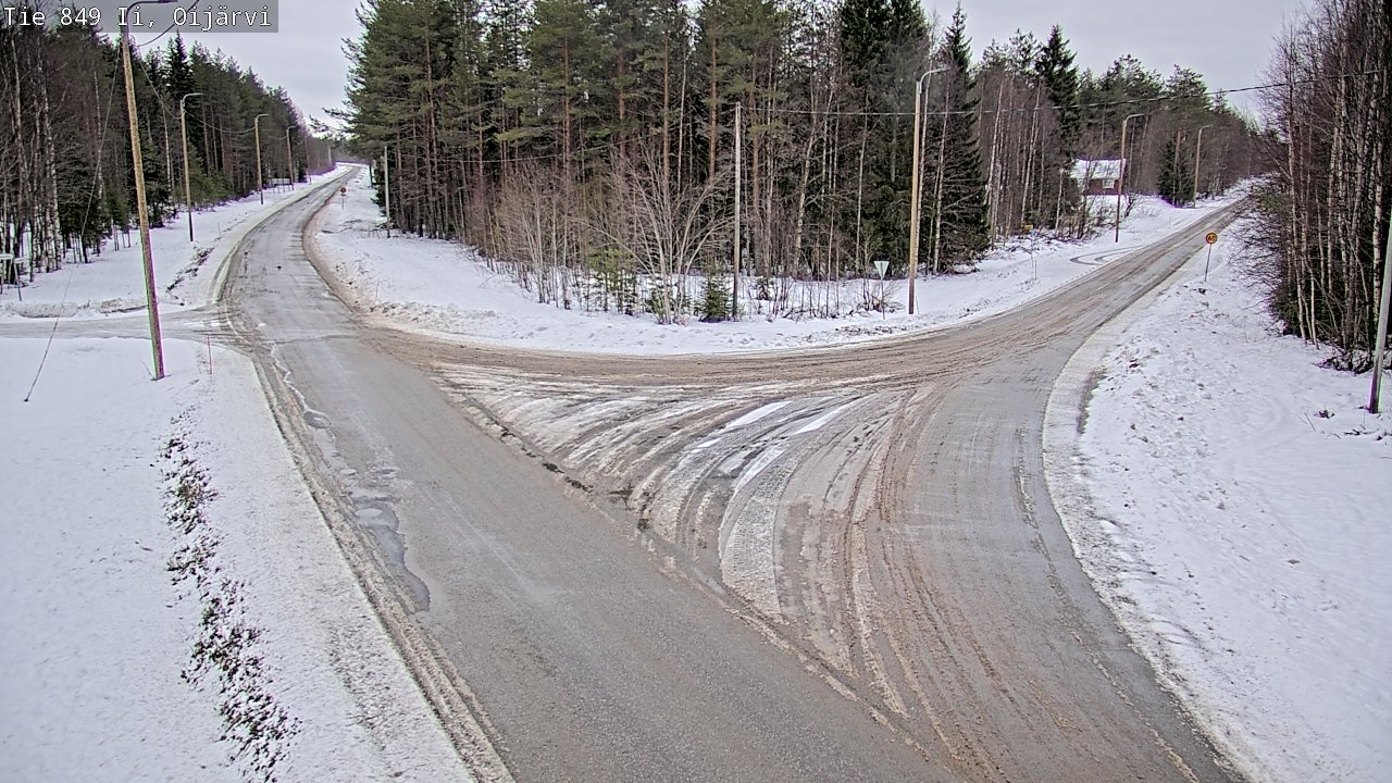 Weather Camera Image Road 849 Ii Oijärvi, Ii, Pohjois-Pohjanmaa