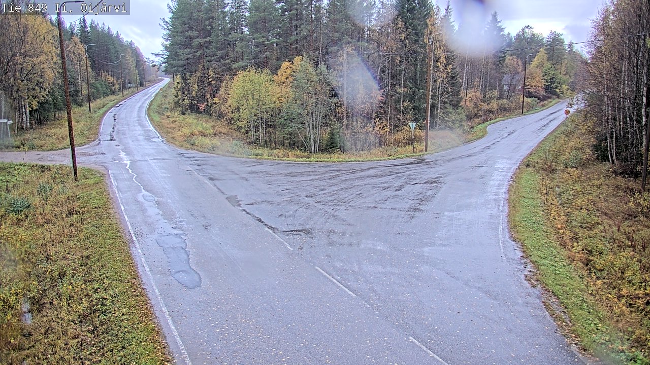Weather Camera Image Road 849 Ii Oijärvi, Ii, Pohjois-Pohjanmaa