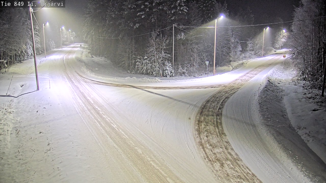 Weather Camera Image Road 849 Ii Oijärvi, Ii, Pohjois-Pohjanmaa