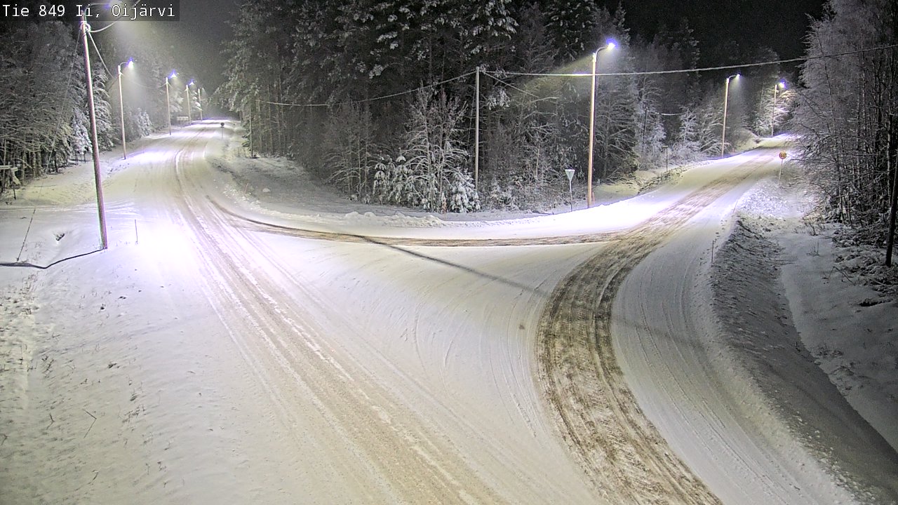Weather Camera Image Road 849 Ii Oijärvi, Ii, Pohjois-Pohjanmaa