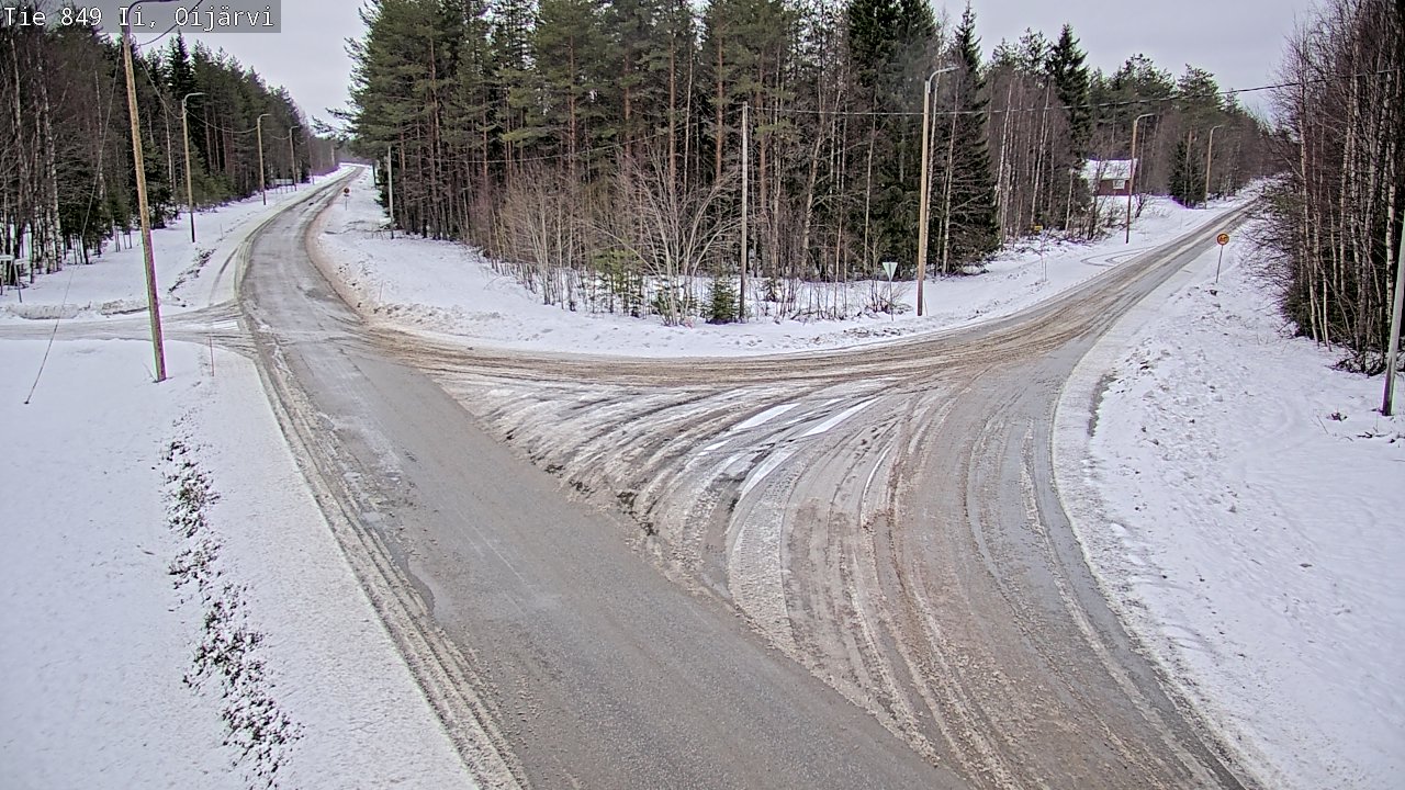 Weather Camera Image Road 849 Ii Oijärvi, Ii, Pohjois-Pohjanmaa