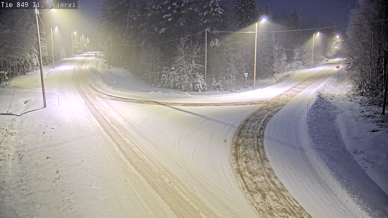 Weather Camera Image Road 849 Ii Oijärvi, Ii, Pohjois-Pohjanmaa