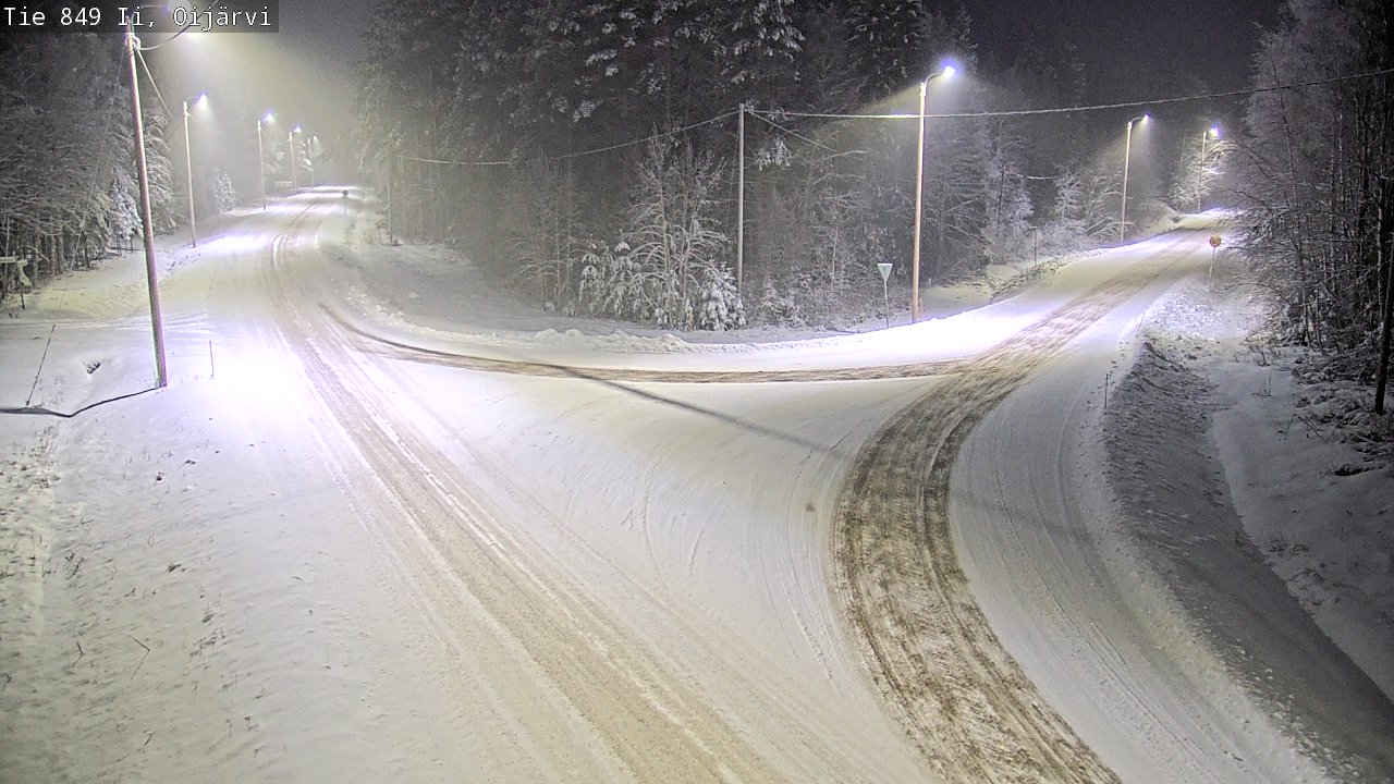 Weather Camera Image Road 849 Ii Oijärvi, Ii, Pohjois-Pohjanmaa
