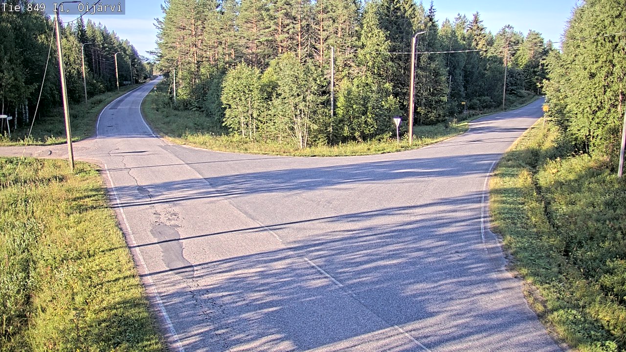 Weather Camera Image Road 849 Ii Oijärvi, Ii, Pohjois-Pohjanmaa