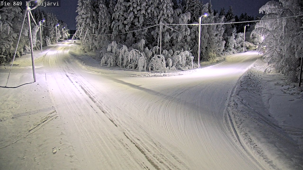 Weather Camera Image Road 849 Ii Oijärvi, Ii, Pohjois-Pohjanmaa