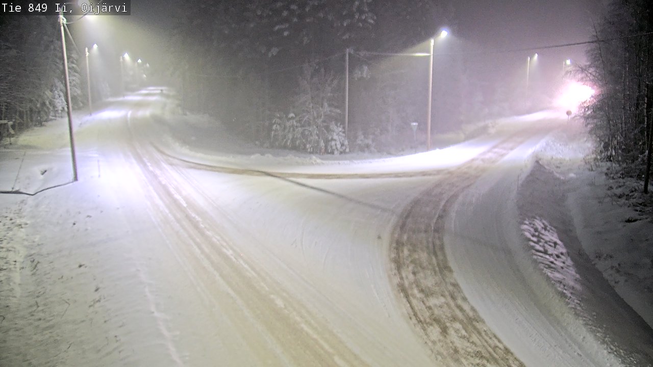 Weather Camera Image Road 849 Ii Oijärvi, Ii, Pohjois-Pohjanmaa