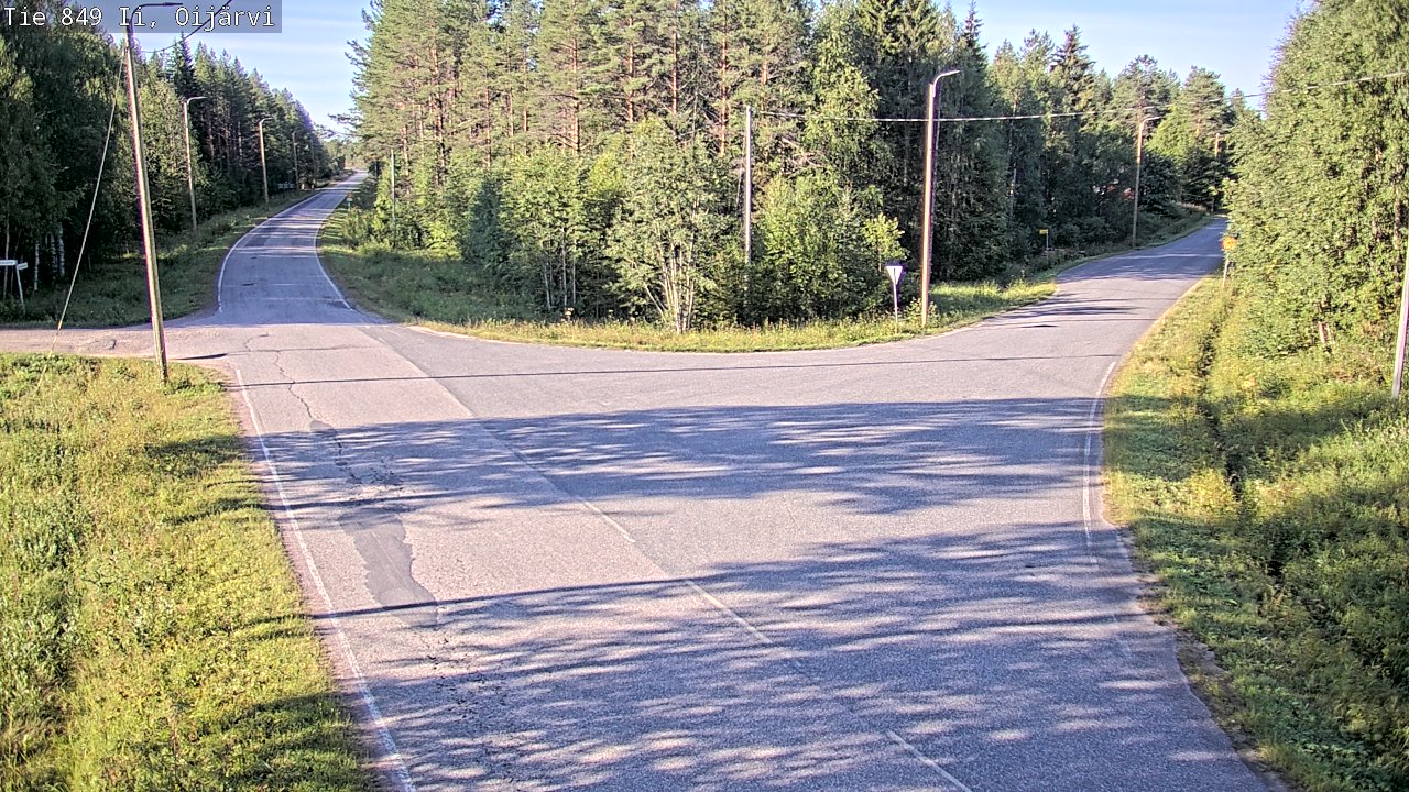 Weather Camera Image Road 849 Ii Oijärvi, Ii, Pohjois-Pohjanmaa