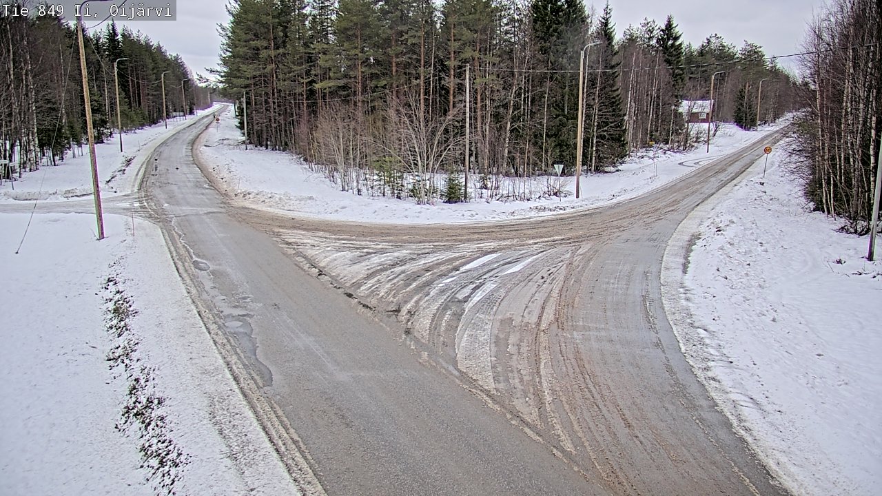 Weather Camera Image Road 849 Ii Oijärvi, Ii, Pohjois-Pohjanmaa