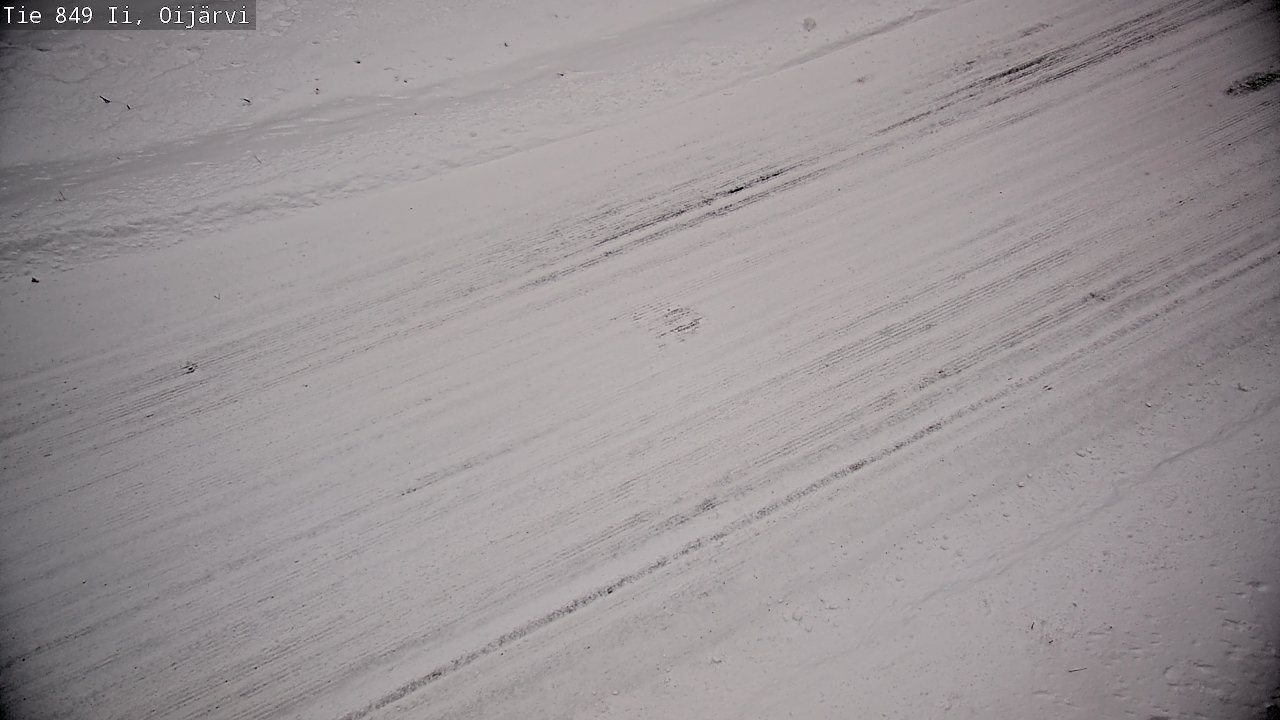 Weather Camera Image Väg 849 Ijo Oijärvi, Ii, Pohjois-Pohjanmaa