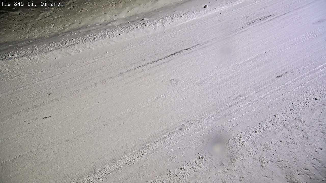 Weather Camera Image Väg 849 Ijo Oijärvi, Ii, Pohjois-Pohjanmaa