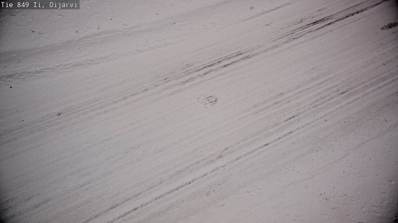 Weather Camera Image Väg 849 Ijo Oijärvi, Ii, Pohjois-Pohjanmaa
