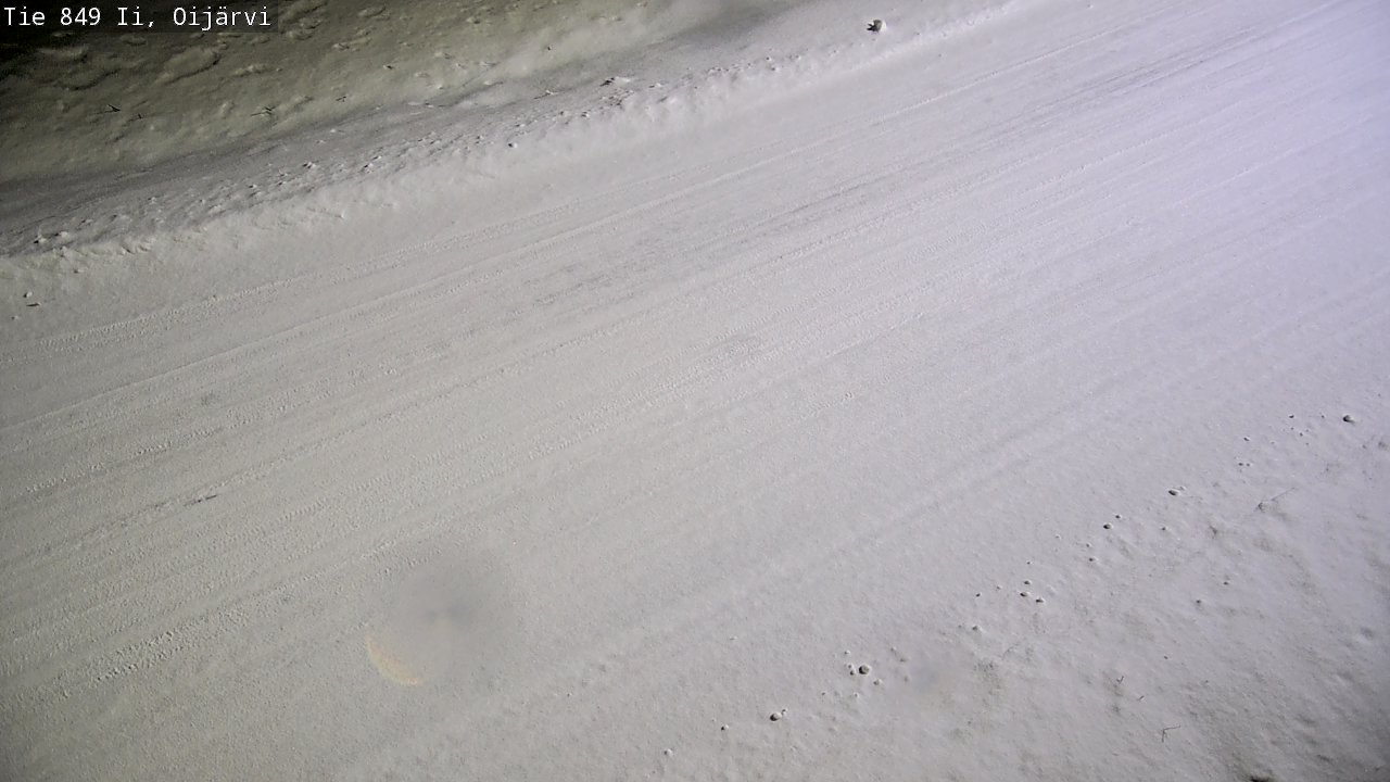 Weather Camera Image Väg 849 Ijo Oijärvi, Ii, Pohjois-Pohjanmaa