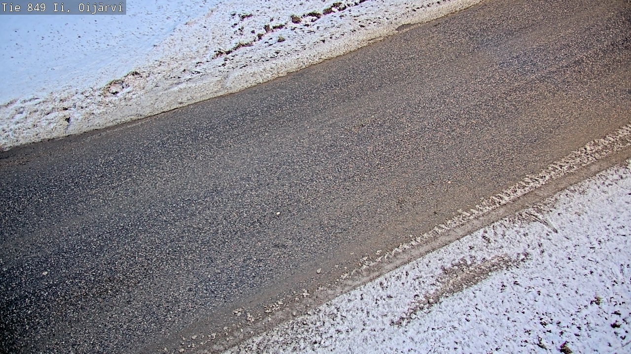 Weather Camera Image Road 849 Ii Oijärvi, Ii, Pohjois-Pohjanmaa