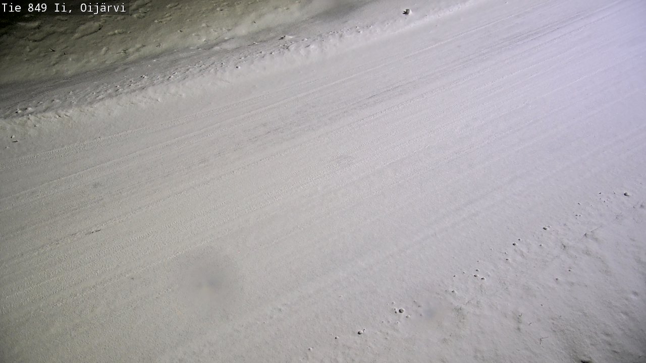 Weather Camera Image Väg 849 Ijo Oijärvi, Ii, Pohjois-Pohjanmaa