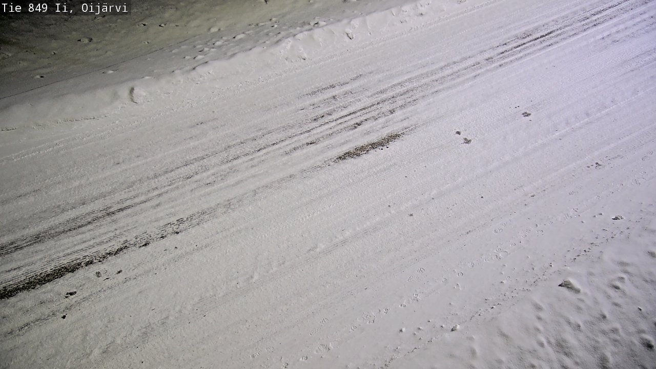 Weather Camera Image Road 849 Ii Oijärvi, Ii, Pohjois-Pohjanmaa