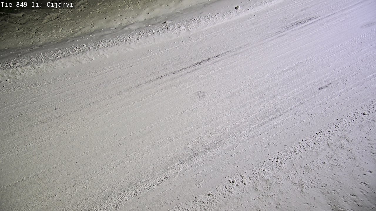 Weather Camera Image Väg 849 Ijo Oijärvi, Ii, Pohjois-Pohjanmaa