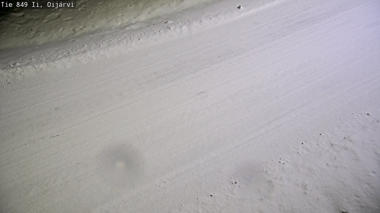 Weather Camera Image Väg 849 Ijo Oijärvi, Ii, Pohjois-Pohjanmaa