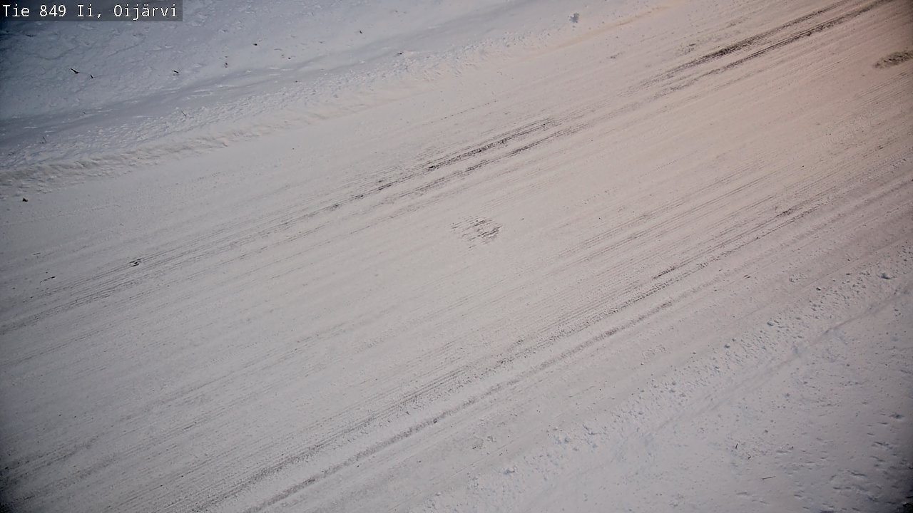 Weather Camera Image Väg 849 Ijo Oijärvi, Ii, Pohjois-Pohjanmaa