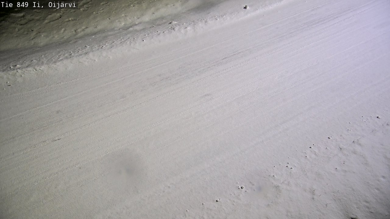 Weather Camera Image Väg 849 Ijo Oijärvi, Ii, Pohjois-Pohjanmaa