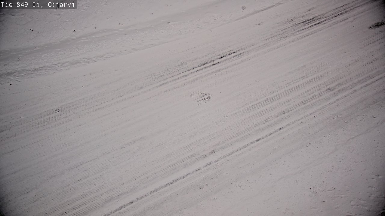 Weather Camera Image Väg 849 Ijo Oijärvi, Ii, Pohjois-Pohjanmaa