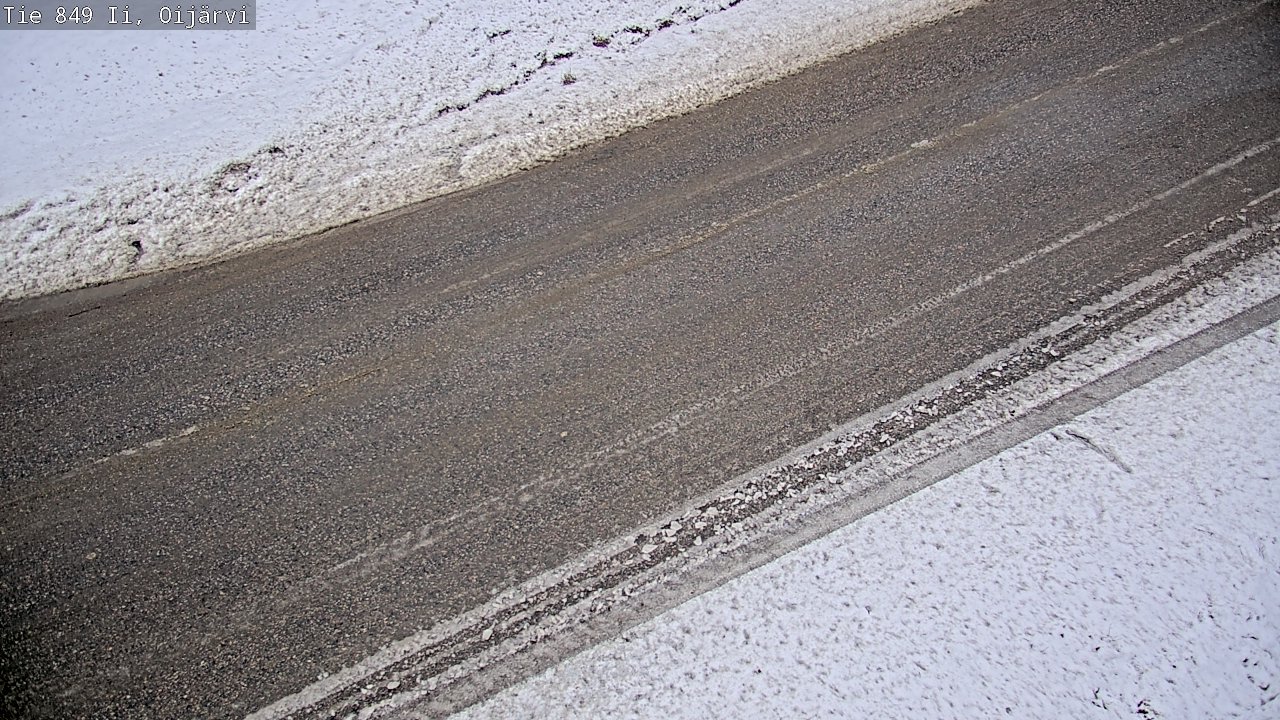 Weather Camera Image Väg 849 Ijo Oijärvi, Ii, Pohjois-Pohjanmaa