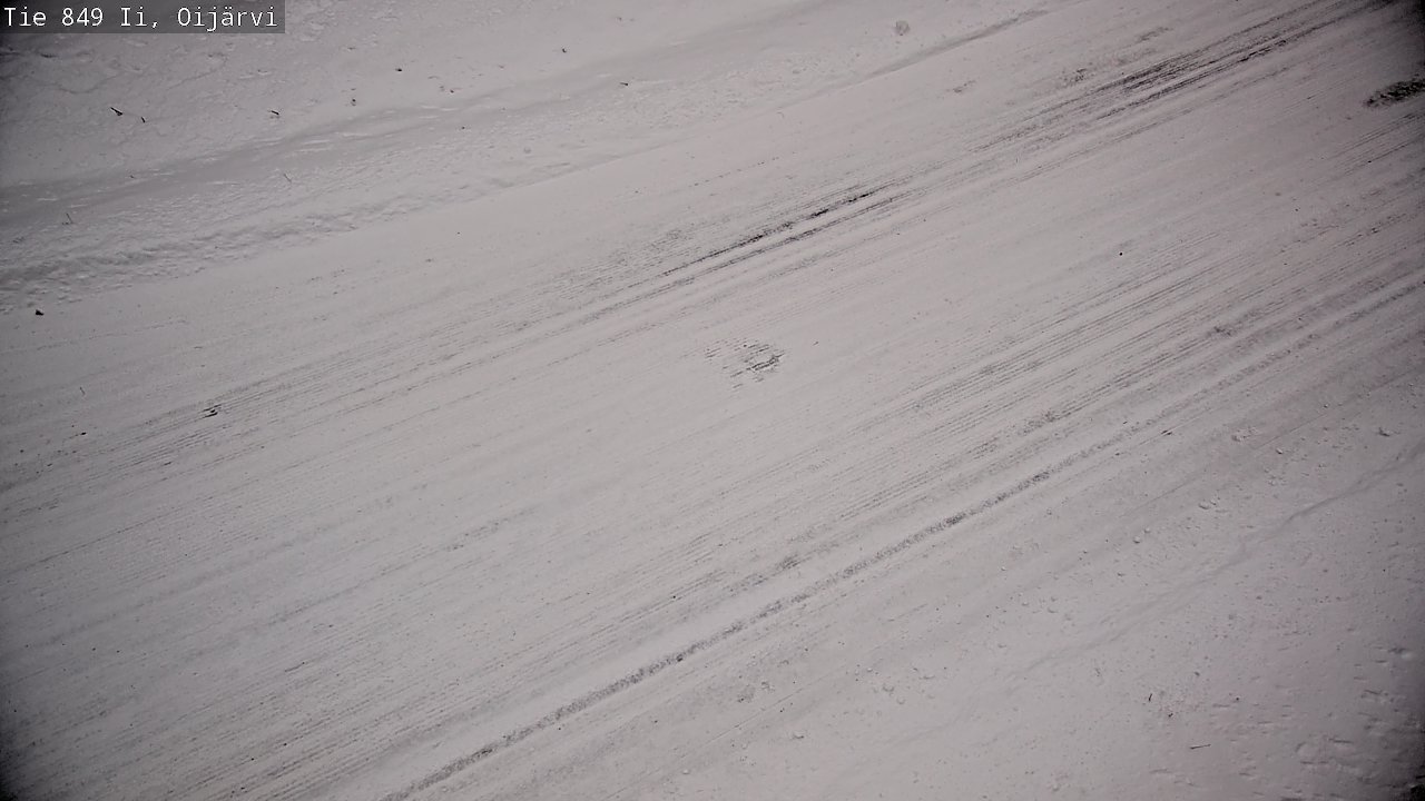 Weather Camera Image Väg 849 Ijo Oijärvi, Ii, Pohjois-Pohjanmaa