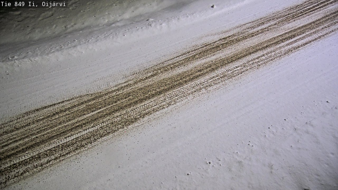 Weather Camera Image Väg 849 Ijo Oijärvi, Ii, Pohjois-Pohjanmaa