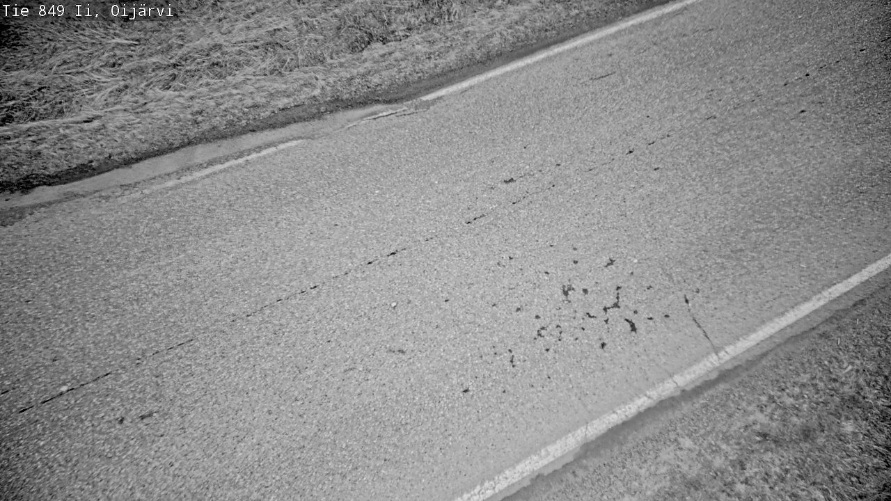 Weather Camera Image Road 849 Ii Oijärvi, Ii, Pohjois-Pohjanmaa