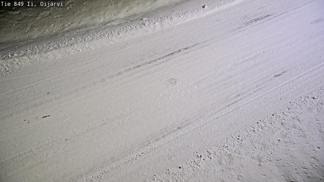 Weather Camera Image Väg 849 Ijo Oijärvi, Ii, Pohjois-Pohjanmaa