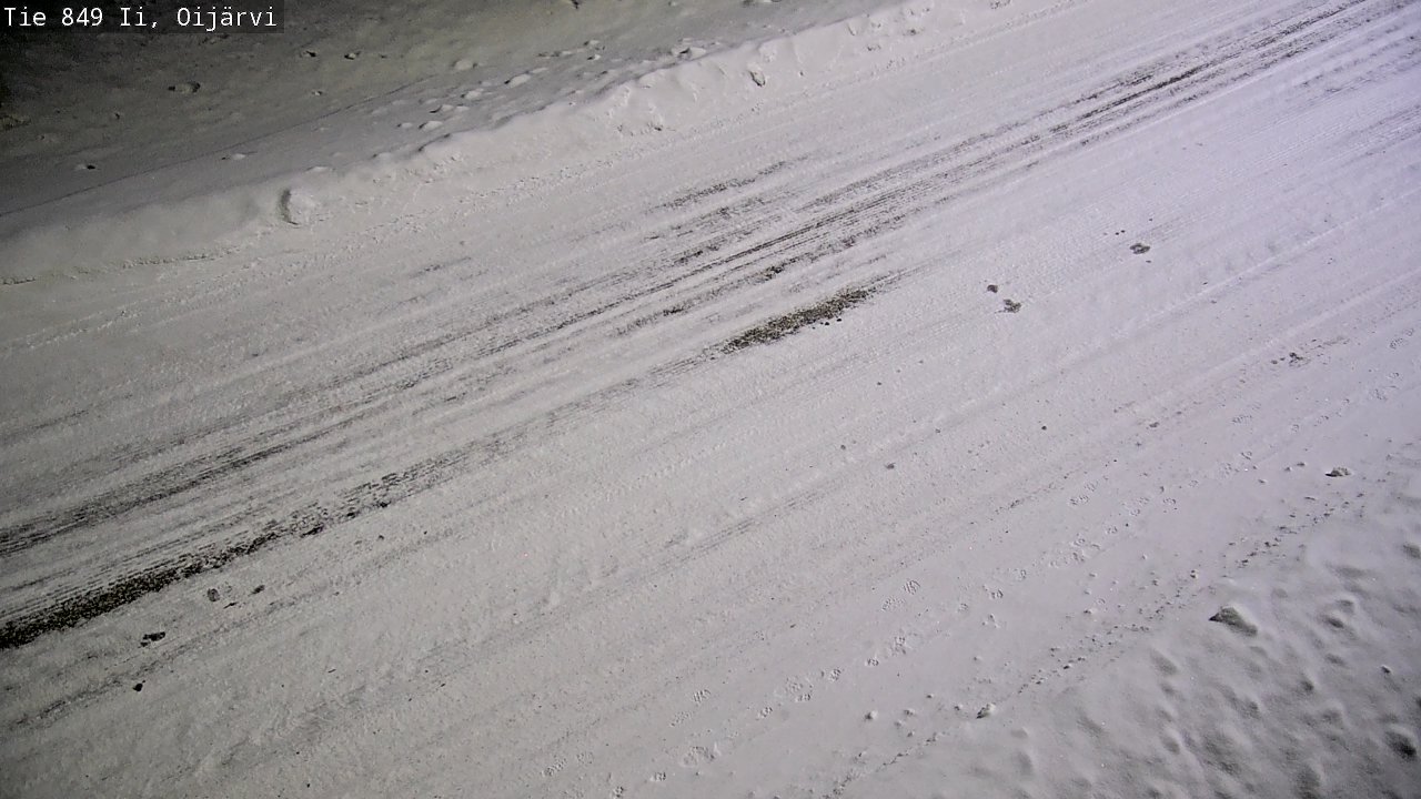 Weather Camera Image Road 849 Ii Oijärvi, Ii, Pohjois-Pohjanmaa