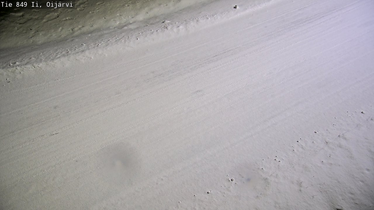 Weather Camera Image Väg 849 Ijo Oijärvi, Ii, Pohjois-Pohjanmaa