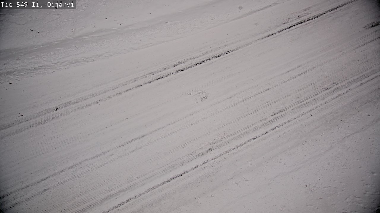 Weather Camera Image Väg 849 Ijo Oijärvi, Ii, Pohjois-Pohjanmaa
