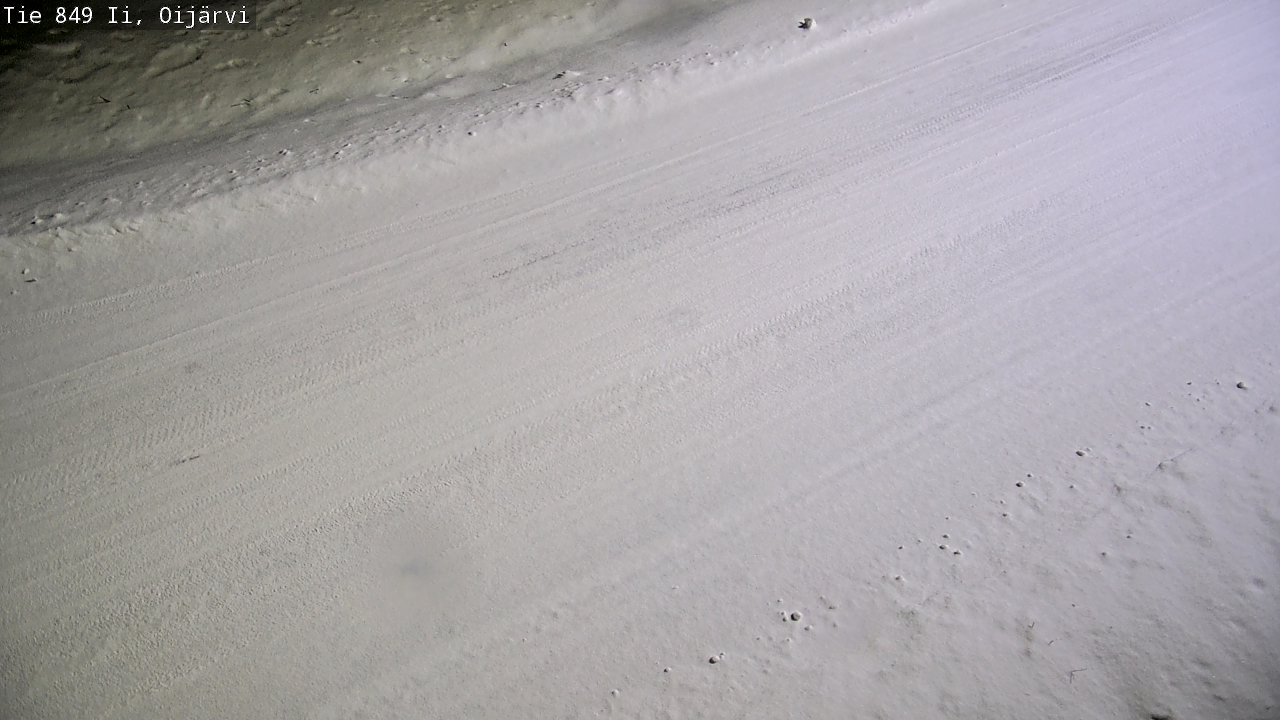 Weather Camera Image Väg 849 Ijo Oijärvi, Ii, Pohjois-Pohjanmaa