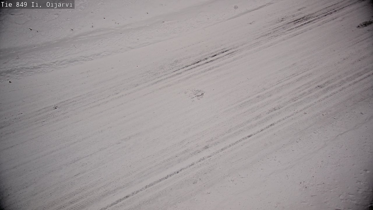 Weather Camera Image Väg 849 Ijo Oijärvi, Ii, Pohjois-Pohjanmaa