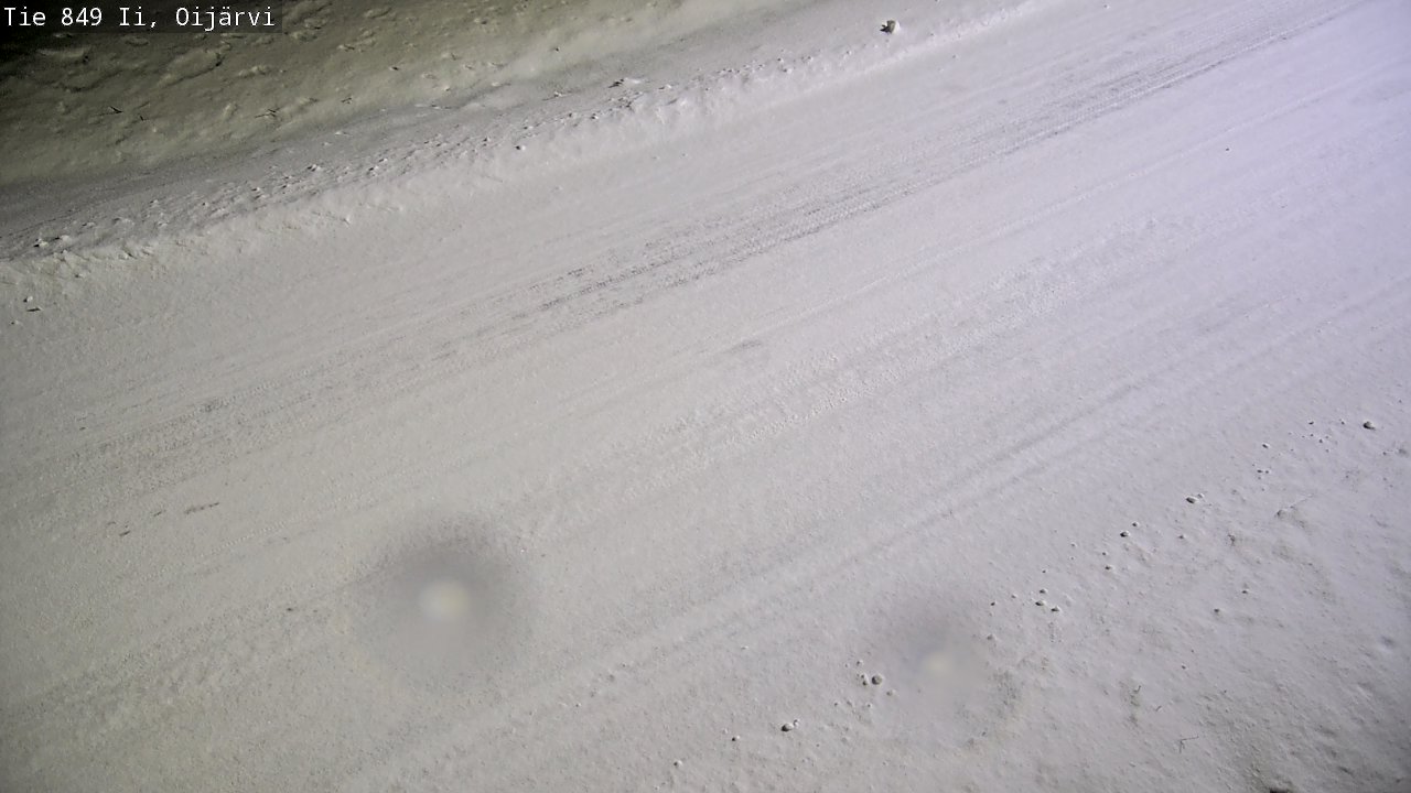 Weather Camera Image Väg 849 Ijo Oijärvi, Ii, Pohjois-Pohjanmaa