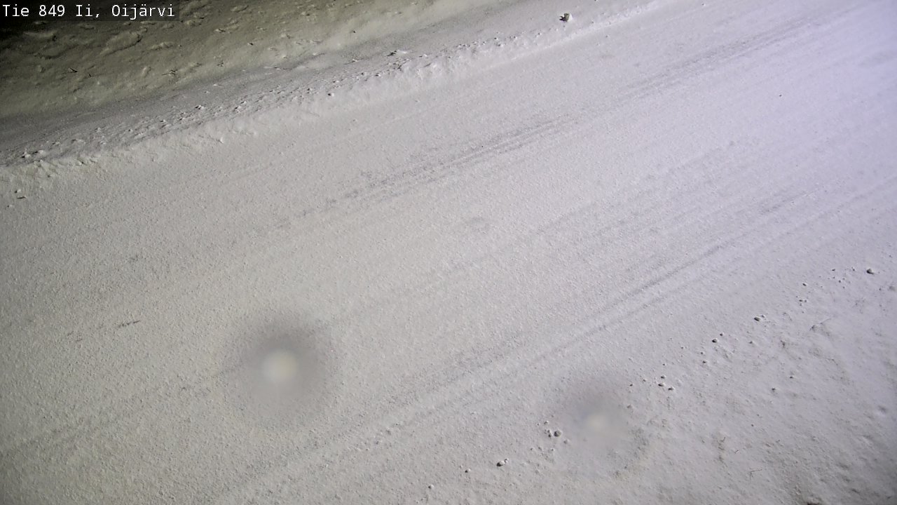 Weather Camera Image Väg 849 Ijo Oijärvi, Ii, Pohjois-Pohjanmaa