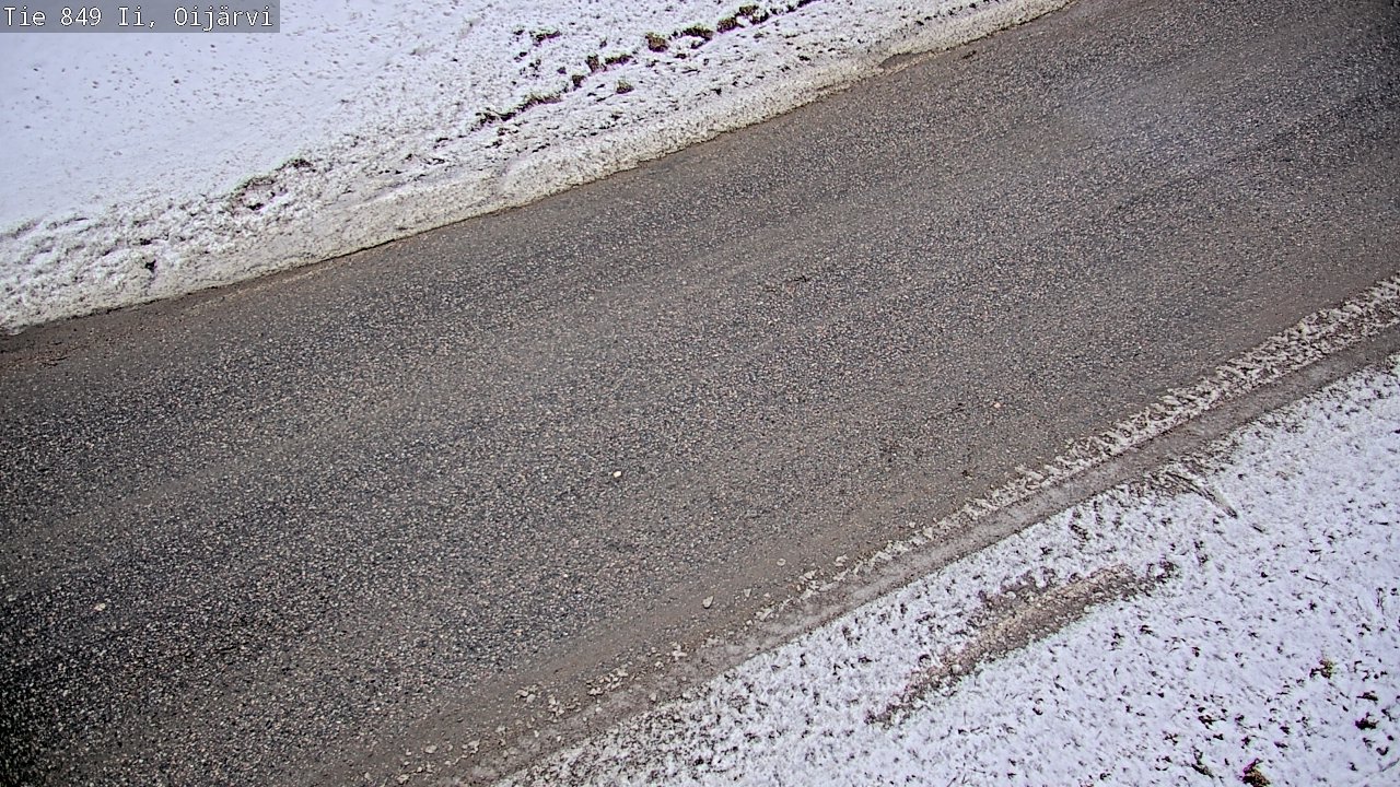 Weather Camera Image Road 849 Ii Oijärvi, Ii, Pohjois-Pohjanmaa