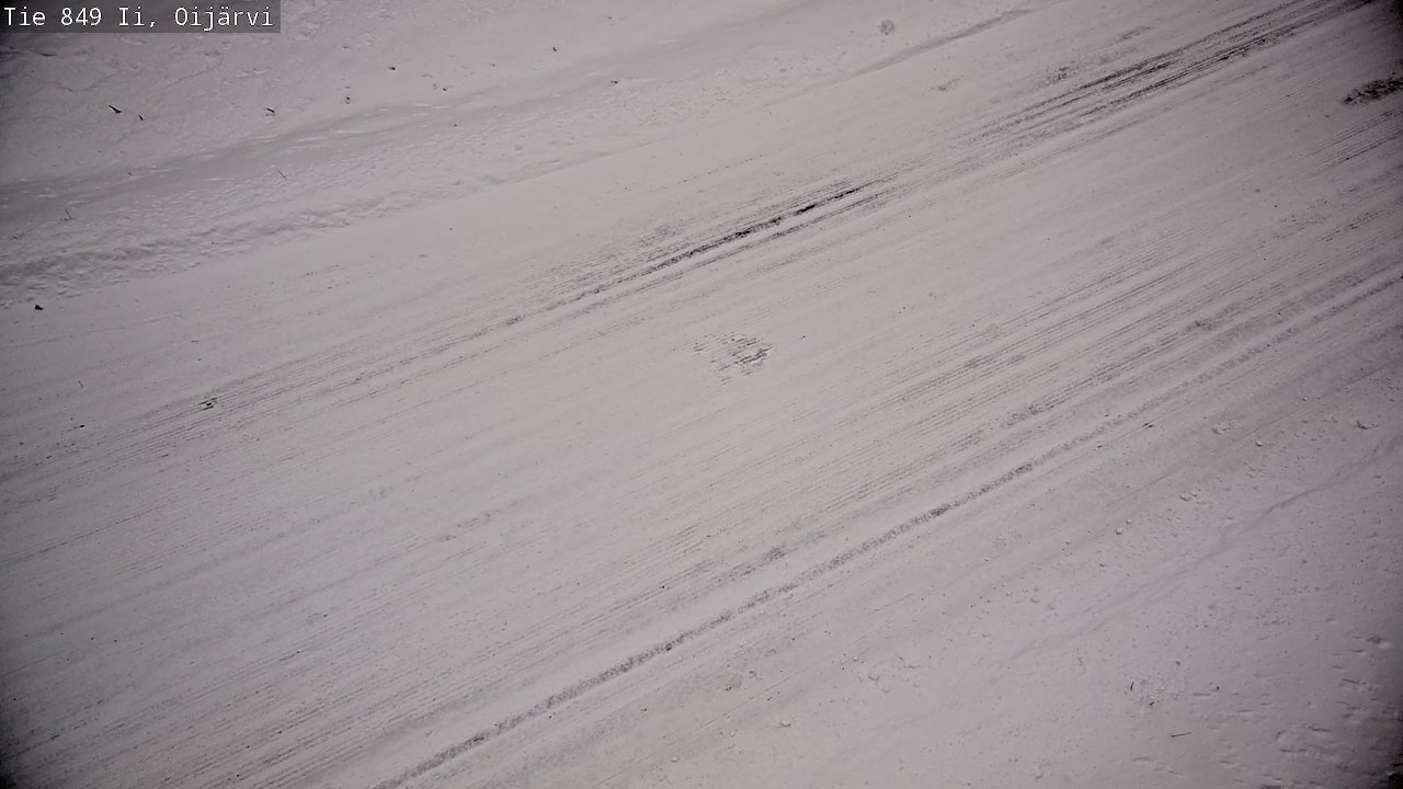 Weather Camera Image Väg 849 Ijo Oijärvi, Ii, Pohjois-Pohjanmaa