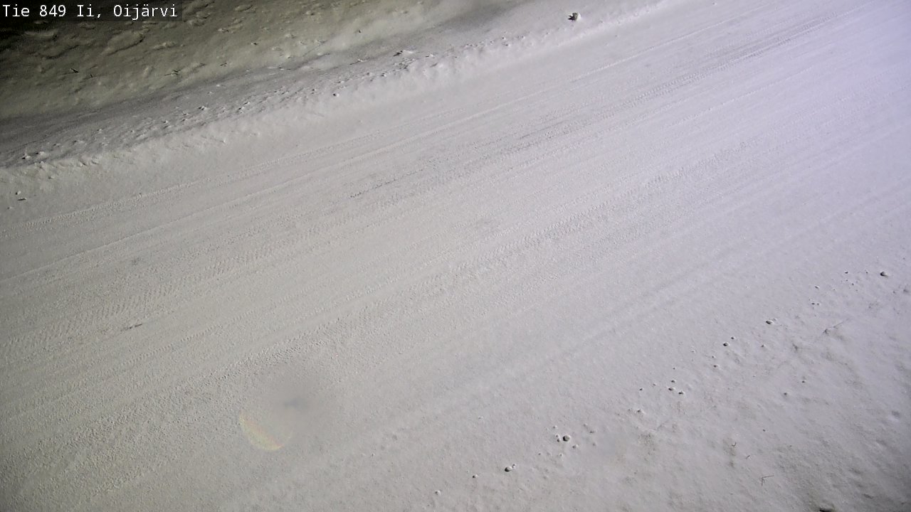 Weather Camera Image Väg 849 Ijo Oijärvi, Ii, Pohjois-Pohjanmaa