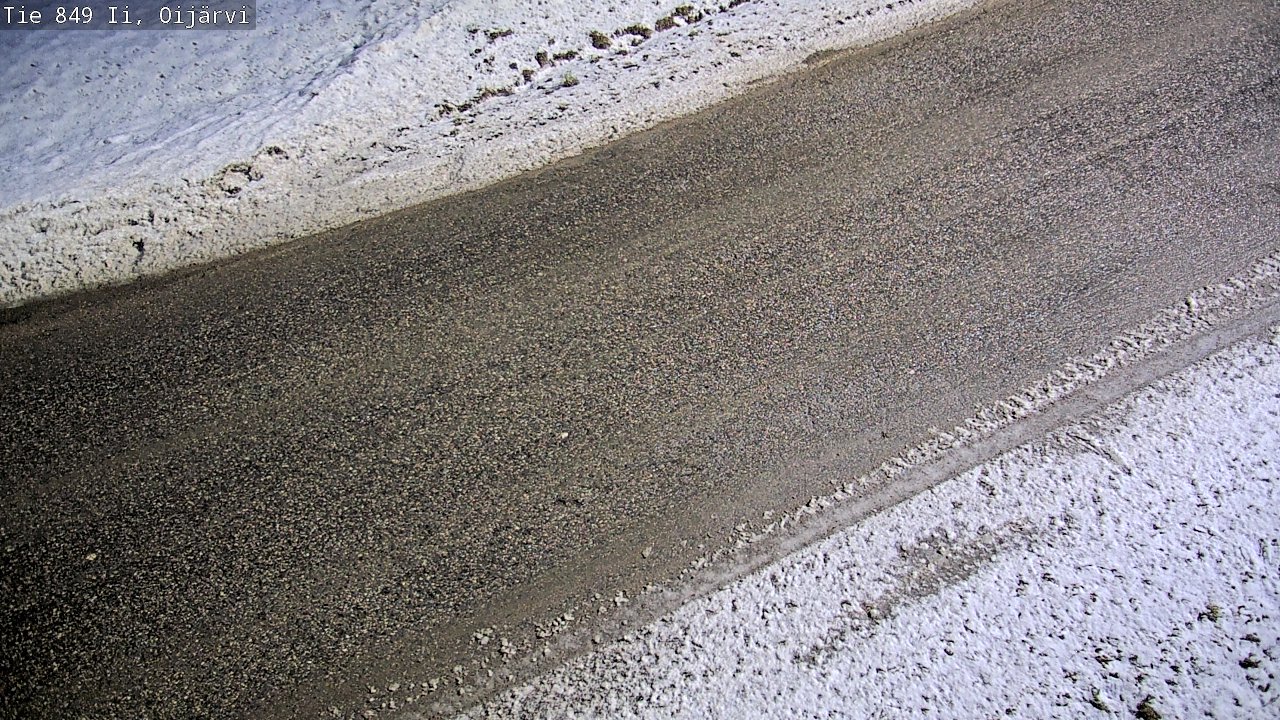 Weather Camera Image Road 849 Ii Oijärvi, Ii, Pohjois-Pohjanmaa