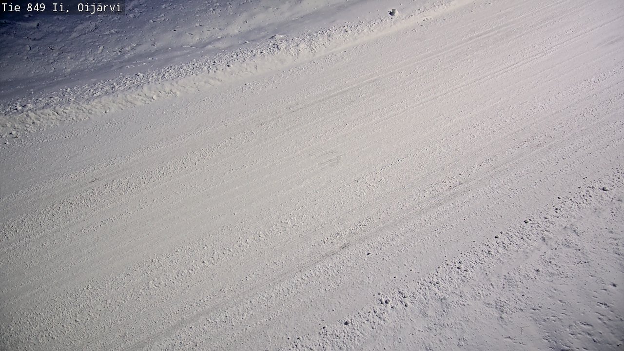 Weather Camera Image Väg 849 Ijo Oijärvi, Ii, Pohjois-Pohjanmaa